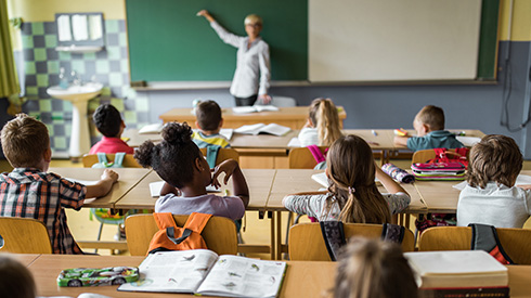Teacher in Classroom