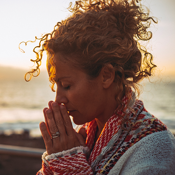 Woman praying